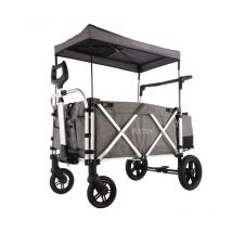 Chariot de jardin pliable Fuxtec Super Cruiser - transport charge 75 kg - Gris Premium