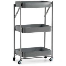 Chariot gris pliable 3 hauteurs collection kinvara