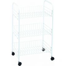 Chariot multi-usages blanc