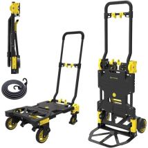Hytama Tools - Chariot diable pliable 70/137 kg 2 positions hytama Chariot professionnel a' roulettes Haute qualite'