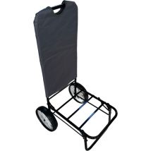 Chariot de jardin pliant en acier – Charge maximale 30 kg – Dimensions 45x50xh103 cm – Fabric bleu Oxford – Magazzini Cosma