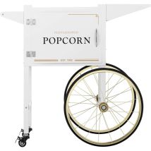Helloshop26 - Chariot à popcorn coloris blanc et or