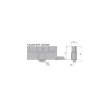 La Croisee Ds - Chariot pour châssis coulissant pvc simple non réglable type 4828 - la croisée ds