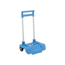 Chariot pour Sac à Dos Pliable Safta Bleu clair