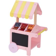 Chariot à poupée en bois pâtisseries accessoires de jeu poupées de 40-45 cm Olivia’s Little World TD-12879A