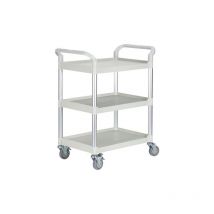 Chariot 'servante' 3 plateaux gris
