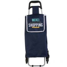 Entre Temps - Chariot shopping en polyester 6 roues