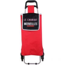 Entre Temps - Chariot shopping en polyester 6 roues