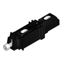 La Croisée DS – Chariot double réglable en matériau synthétique avec galets POM – Rail de porte coulissante – Longueur du rail, Composant inclus 