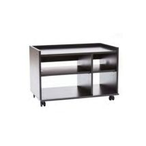 Argonauta - Chariot tv noir avec 4 compartiments 74x44xh.49 cm
