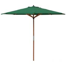 Green Wooden Parasol Sun Umbrella Shade 2.7m - Charles Taylor
