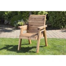 Charles Taylor - Wooden Garden Chair Seat Armchair fp