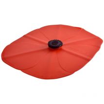 Poppy 35x25 cm Silikon-Deckel Oblong Rot - Charles Viancin