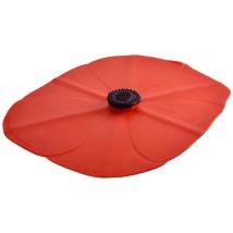Poppy 35x25 Cm Silikon-deckel Oblong Rot - Charles Viancin