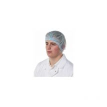Charlotte cheveux Jetable bleue en Polypropylène, taille Unique, pour pour Industrie alimentaire ( Prix pour Paquet de 100 )