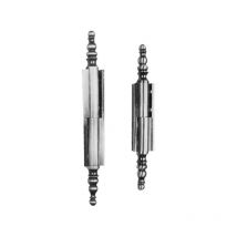 Bros - Charnière universelle 70mm acier poli à vase CU70XF10