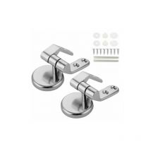 Charniere Abattant wc Fixations de Remplacement Charniere Abattant En Alliage De Zinc wc Siège Charnière pour bois Résine mdf Abattant wc