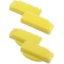B sc hb PC-V0-1023 Scharnierverschluss Charnière Polycarbonate V0 jaune (signalisation) (l x l x h) 100 x 27 x 48 - Bopla