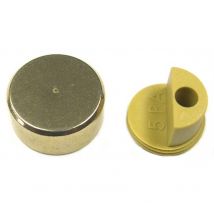 Strauss - Patte a glace ronde 18 4 laiton poli Vonderweidt