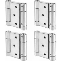 Gotrays - Charnière de porte tournante, charnière en acier inoxydable 304 pour porte tournante et porte tournante pour café, porte de salon, jusqu'à