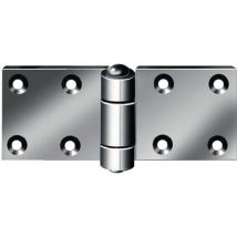 Vormann - Charnière H.50mm B.180mm S.4mm Acier galvanisé bleu gerollt