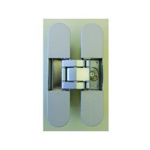 Charnière invisible chrome satiné à entailler K7000CS - 120 x 67 mm - KRONA KOBLENZ