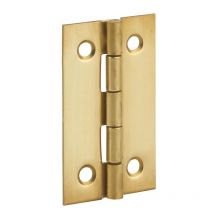Charnière de porte de meuble / porte légère, 50x30mm, laiton