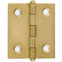 Mengual - Charnière plate en acier inoxydable, extrémité plate 35-30