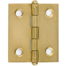 Charnière plate en acier inoxydable, extrémité plate 50-40