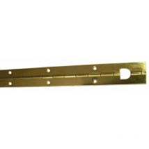 Strauss - Charnière piano laitonné 480 x 32 l x l (mm) Vonderweidt