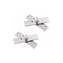 Lablanc - Charnière pivotante de porte à 360 degrés, 2 charnières pivotantes à axe central de porte en acier inoxydable, charnières de porte