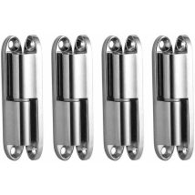 Lablanc - Charniere Porte Placard, 4pcs , Paumelles de Porte pour La Maison Meubles Matériel Armoire Garde Porte Tiroir,