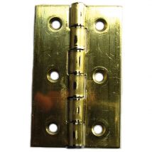 Strauss - Charniere rectangulaire fer laitonne 30 x 50 2 Vonderweidt