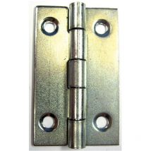 Strauss - Charniere rectangulaire fer zingue 25 x 40 2 Vonderweidt