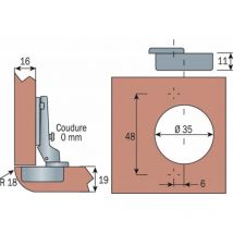 Salice - charniere C9A6L99