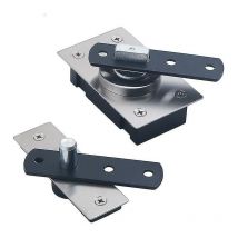 Charnières pivotantes de porte Charnières robustes pour portes en bois Système de charnière pivotante de porte Murphy en acier inoxydable à arbre à