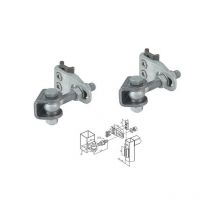 Locinox - Charnières porte industrielle, réglage quadridimensionnel 4-D boulon M20