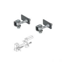 Locinox - Charnières pour porte industrielle, réglage 3-D, boulon M18 ø 16mm