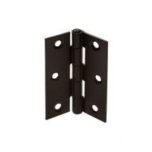 Interges - Charnières rectangulaire en acier - 50 x 30 mm - finition noir x20