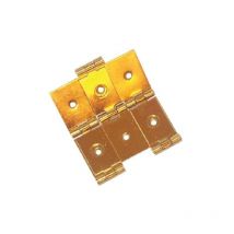 Monin - Charnière de paravent en laiton poli hauteur 93mm dimension 60x20mm – 428420