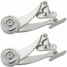 Foziy - Charnière de support de levage de porte de meuble de 2 pièces - Angle d'ouverture de 75°/90°/110°