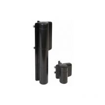 Locinox - Charnière hydraulique à fermeture automatique réglable pour grandes potes - ral 9005 - mammoth