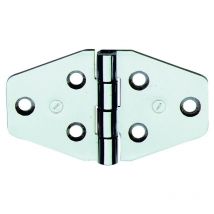 Aldeghi Luigi Spa - Charnière nautique en acier inoxydable art.854in mm.40hx70 goupille fixe 12 pcs. - Salle de repos