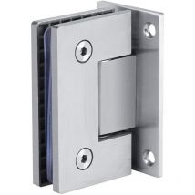 Swyeoot - Charnière Pince de Porte Verre 90o Support Mural sans Cadre Clip pour Porte de Douche en Verre 8-10mm avec vis Accessoire