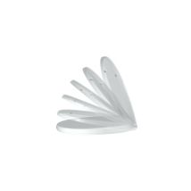 Pagette - Charnières De Siège Inox Wc Format Pro Blanc