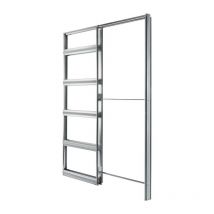 Châssis de porte coulissante pour cloison - Eclisse - Simple vantail - l. 730 mm - L. 2040 mm