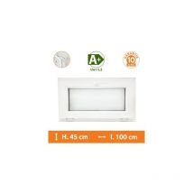 Châssis Abattant Blanc - H.45 x l.100 cm