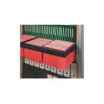 Vinco - Châssis télescopique pour dossiers suspendus pour armoire à rideaux monobloc l 120