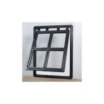 Volet Moustiquaire - Chatière pour moustiquaire de Porte ou Baie Vitrée avec verrouillage par loquet