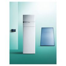 Chaudière au sol à condensation avec CESI intégré Vaillant AUROCOMPACT auto-vidangeable, 20 kW, h1866x595mm